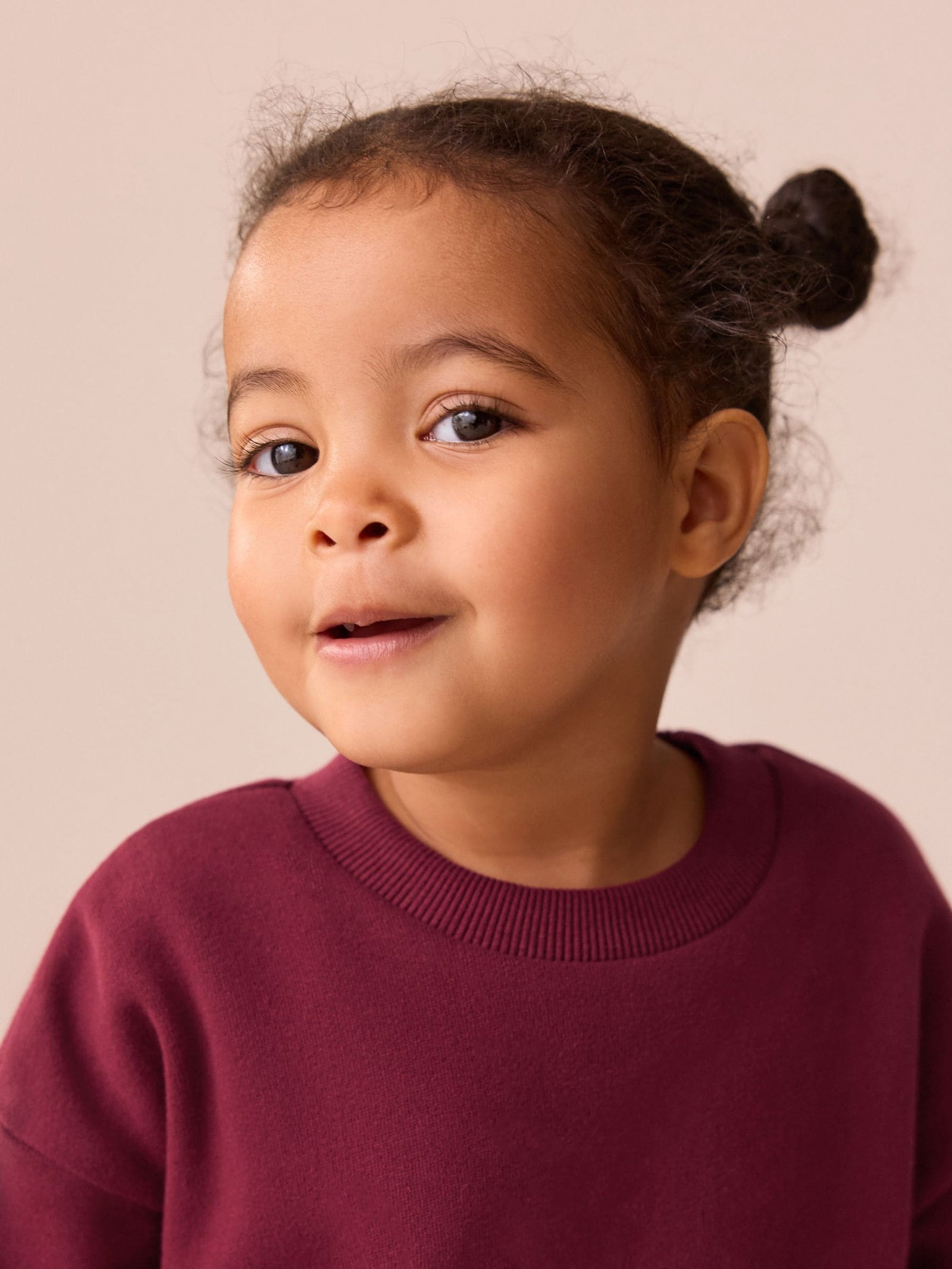 Burgundy Relaxed Sweat Dress (3mths-7yrs)