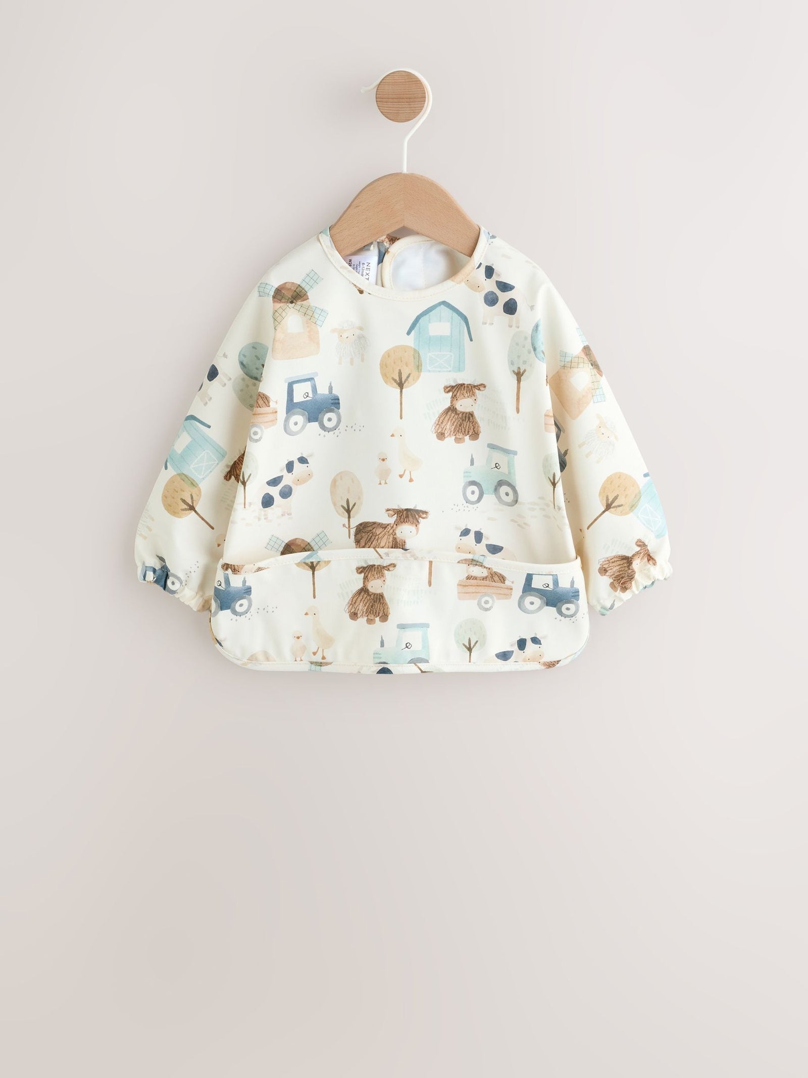 Neutral Weaning And Feeding Sleeved Bib