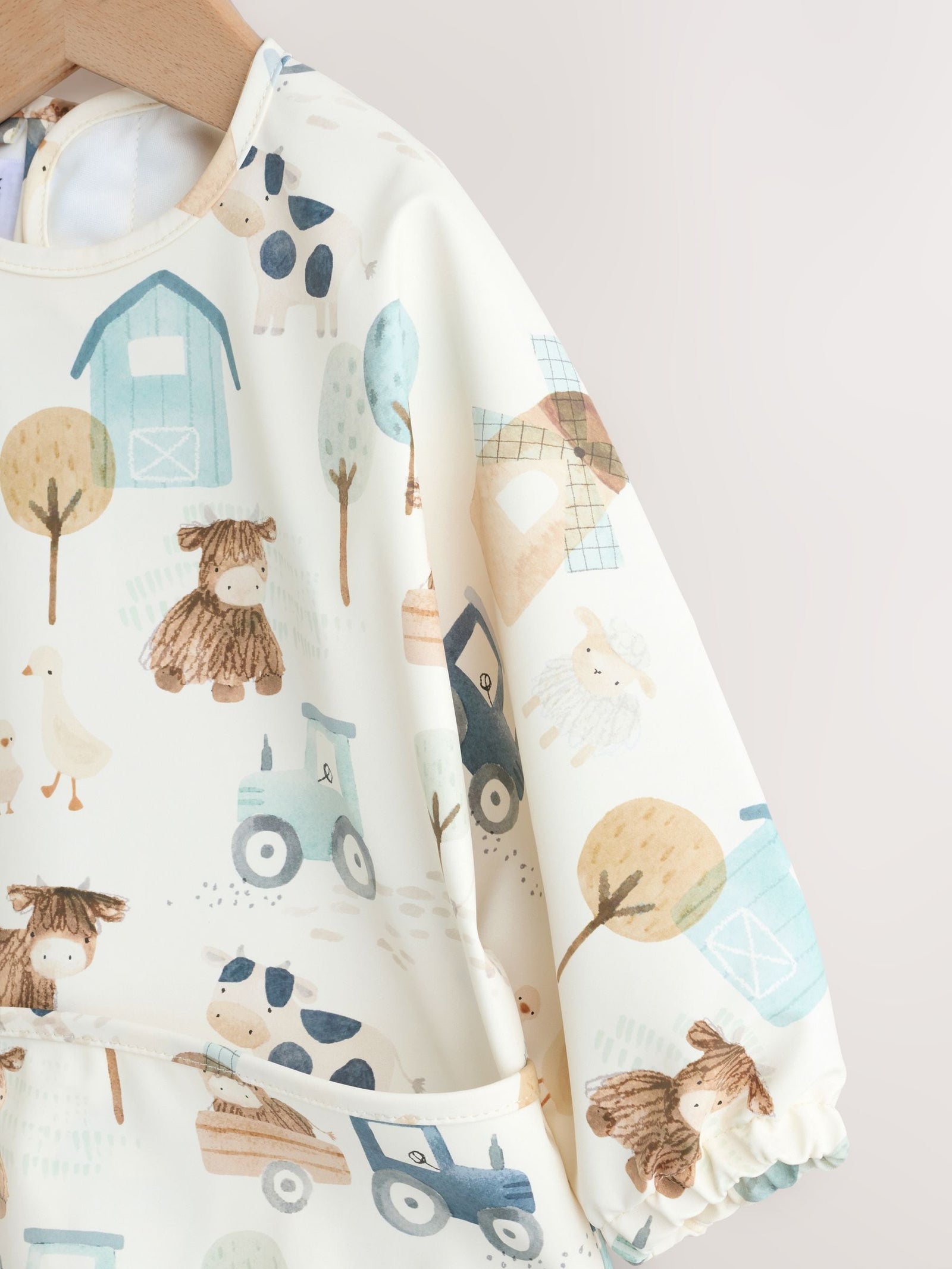 Neutral Weaning And Feeding Sleeved Bib