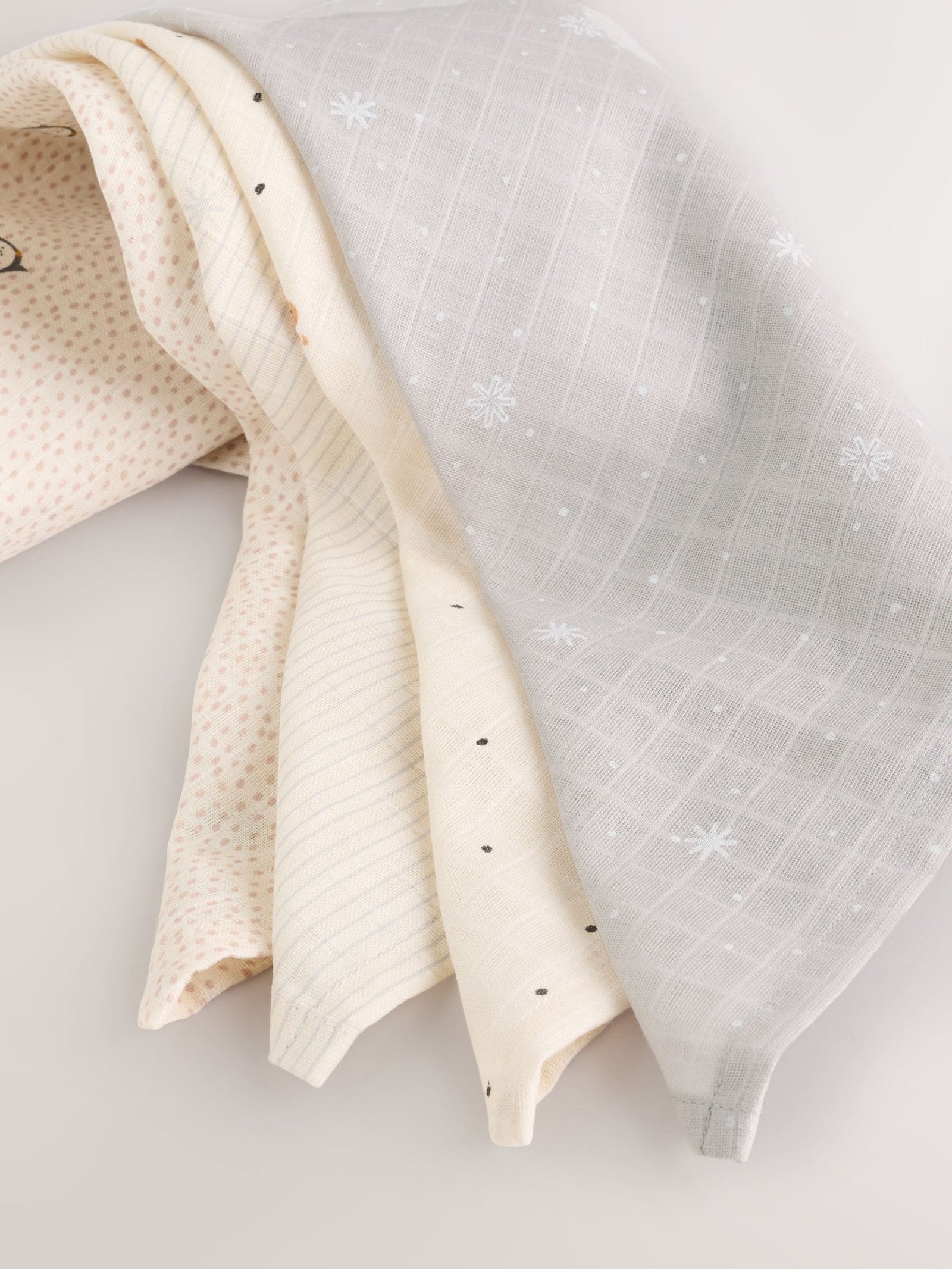 Winter Icons Baby Muslin Cloths 4 Pack