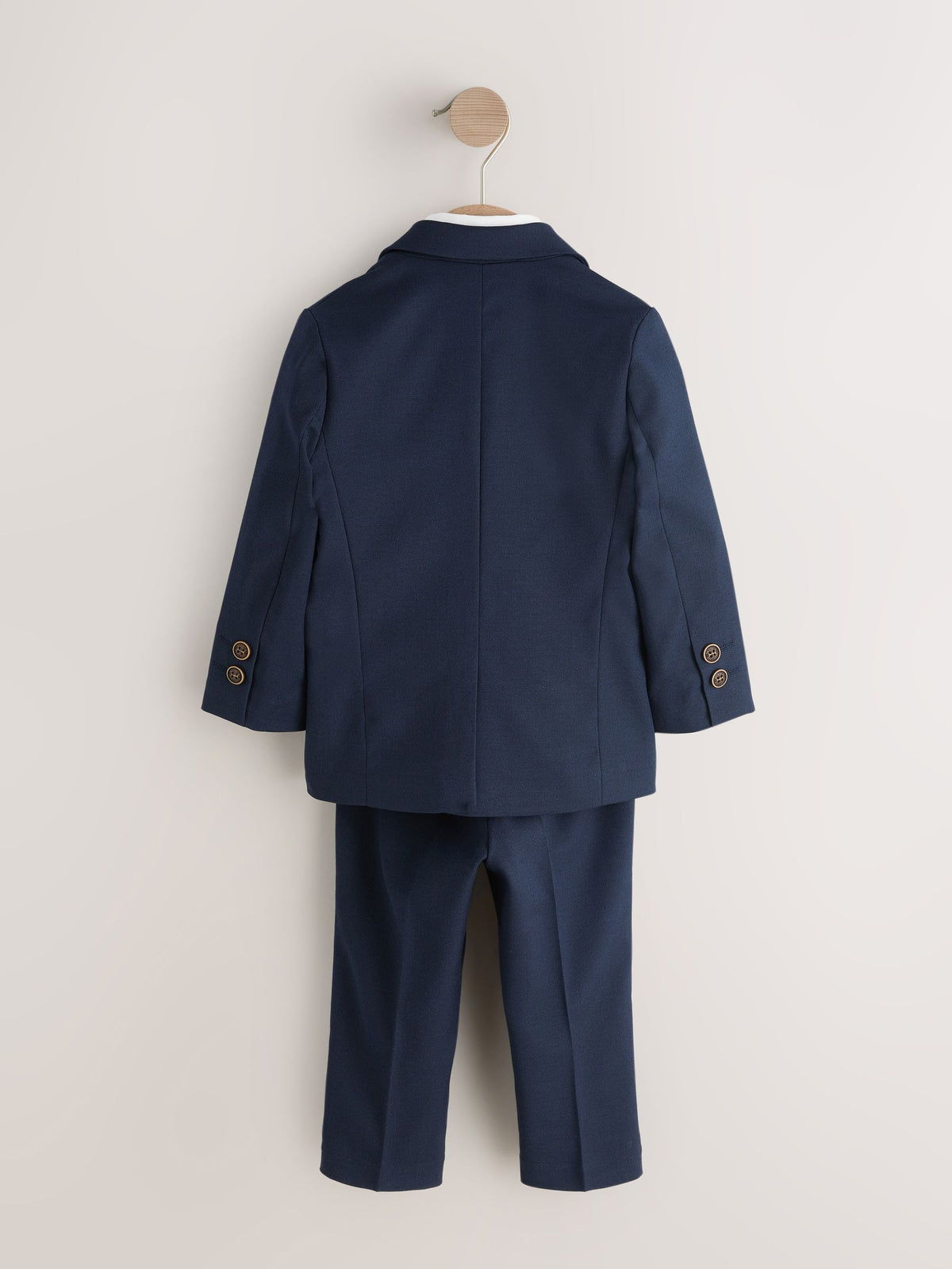 Navy Blazer, Shirt & Trouser Set Blazer Shirt Trousers and Bow Tie Set (3mths-12yrs)