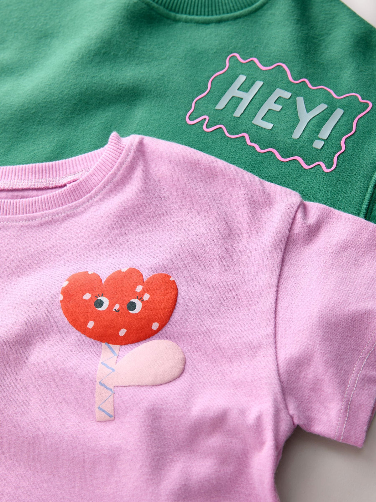 Green/Pink Top & Trousers Set 2 Pack (3mths-7yrs)