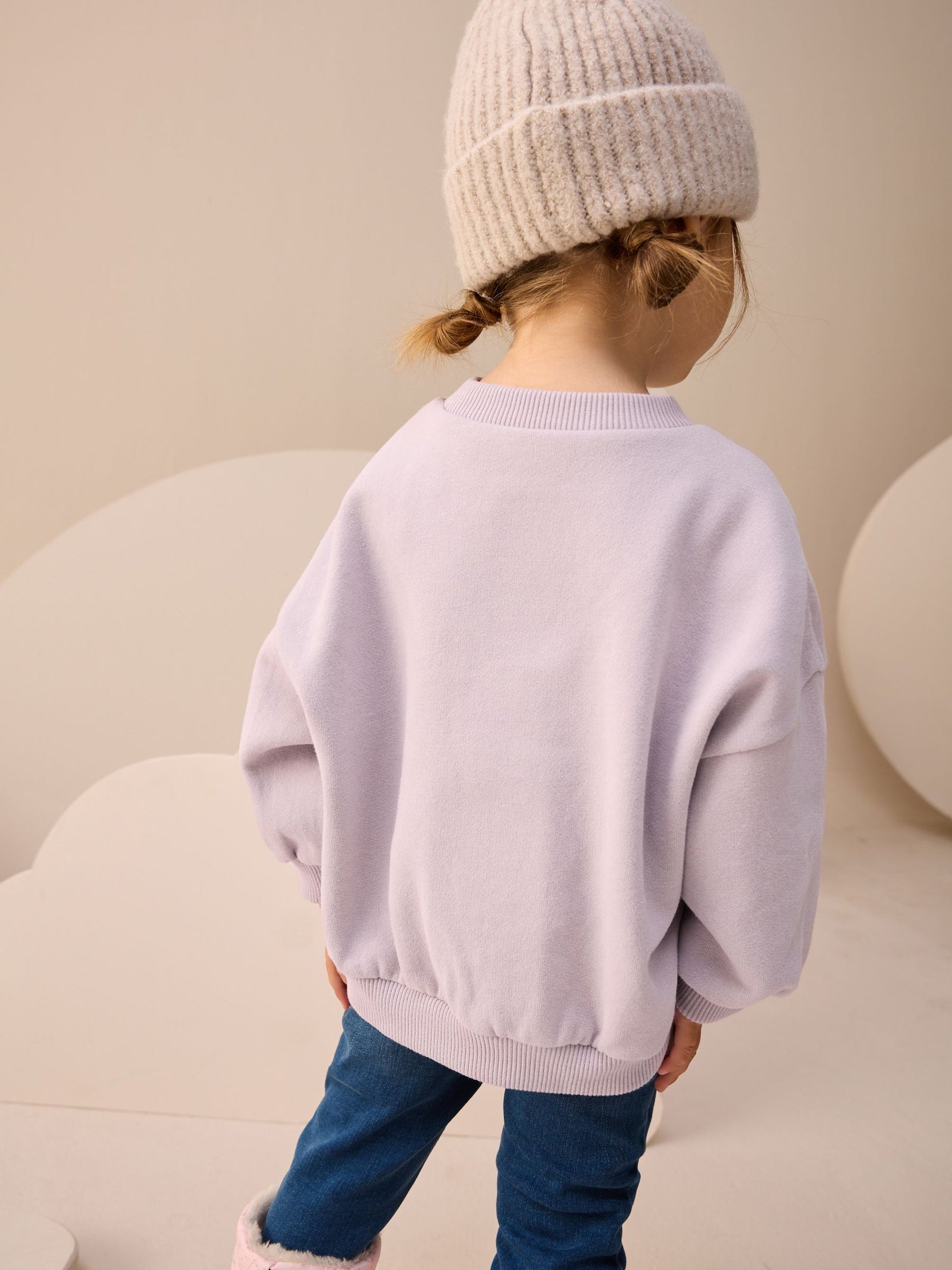 Lilac Purple Sister Crew Neck Sweatshirt (3mths-7yrs)