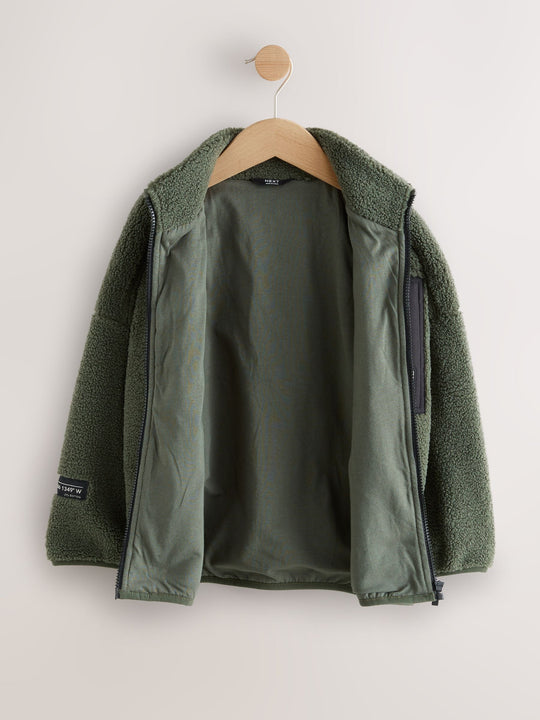 Green Zip Through Fleece (3-16yrs)