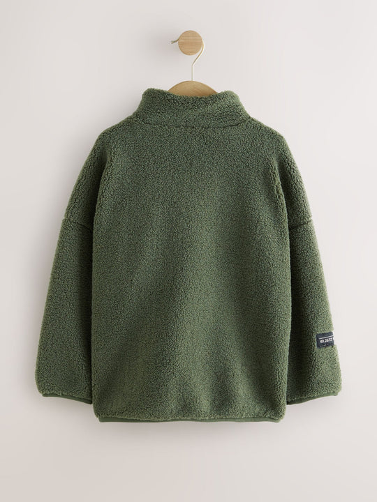 Green Zip Through Fleece (3-16yrs)