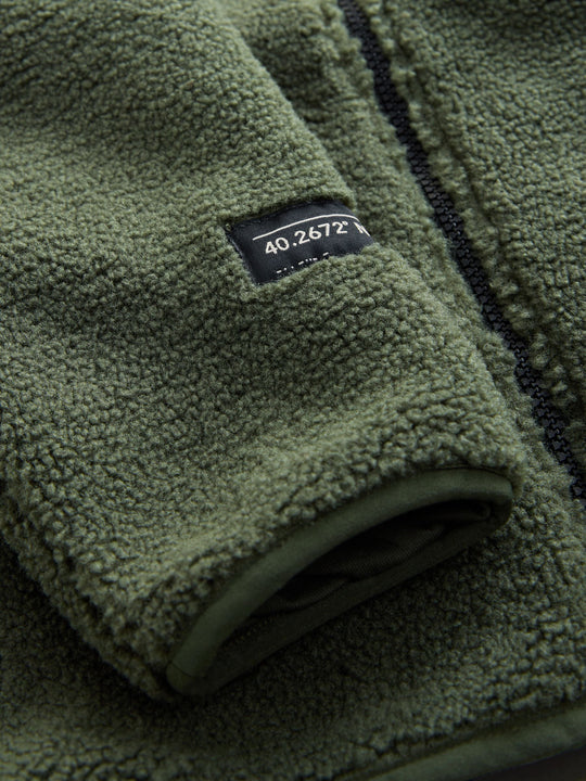 Green Zip Through Fleece (3-16yrs)