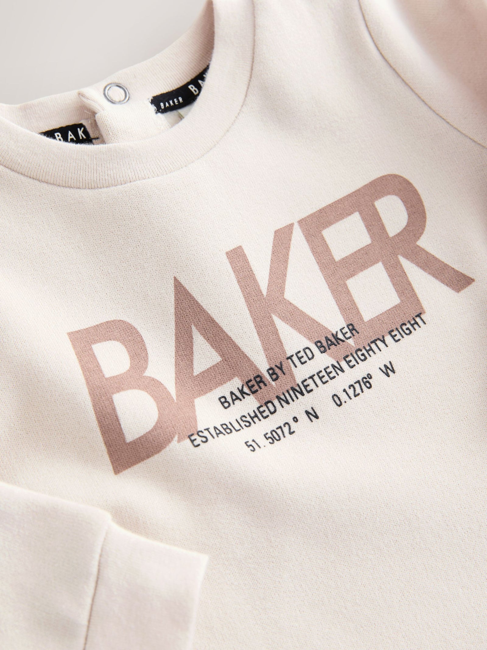 Baker by Ted Baker Stone Mockable Rompersuit