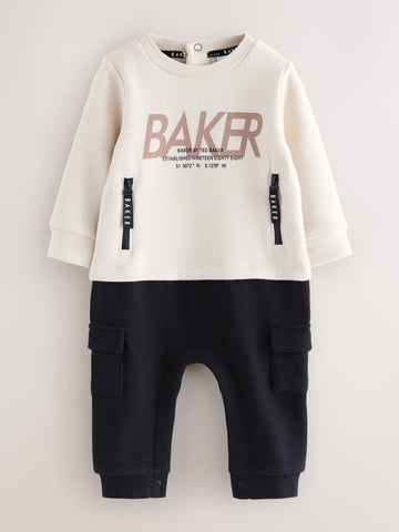 Baker by Ted Baker Stone Mockable Rompersuit