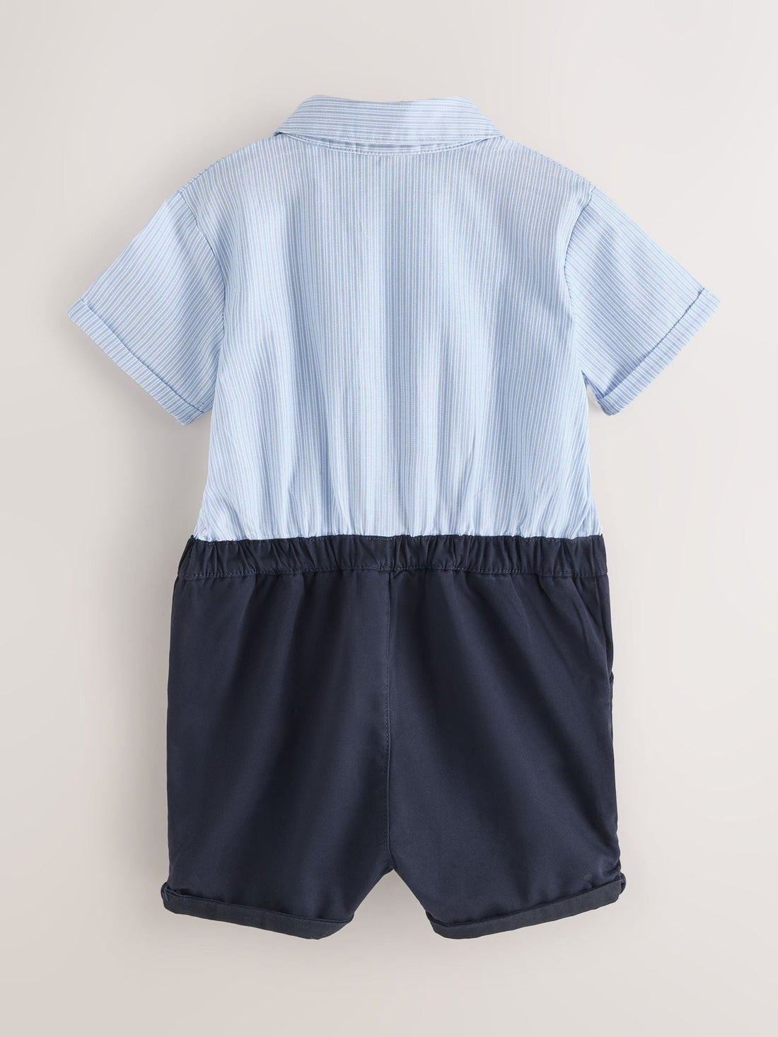 Baker by Ted Baker Blue/Navy Textured Smart Romper