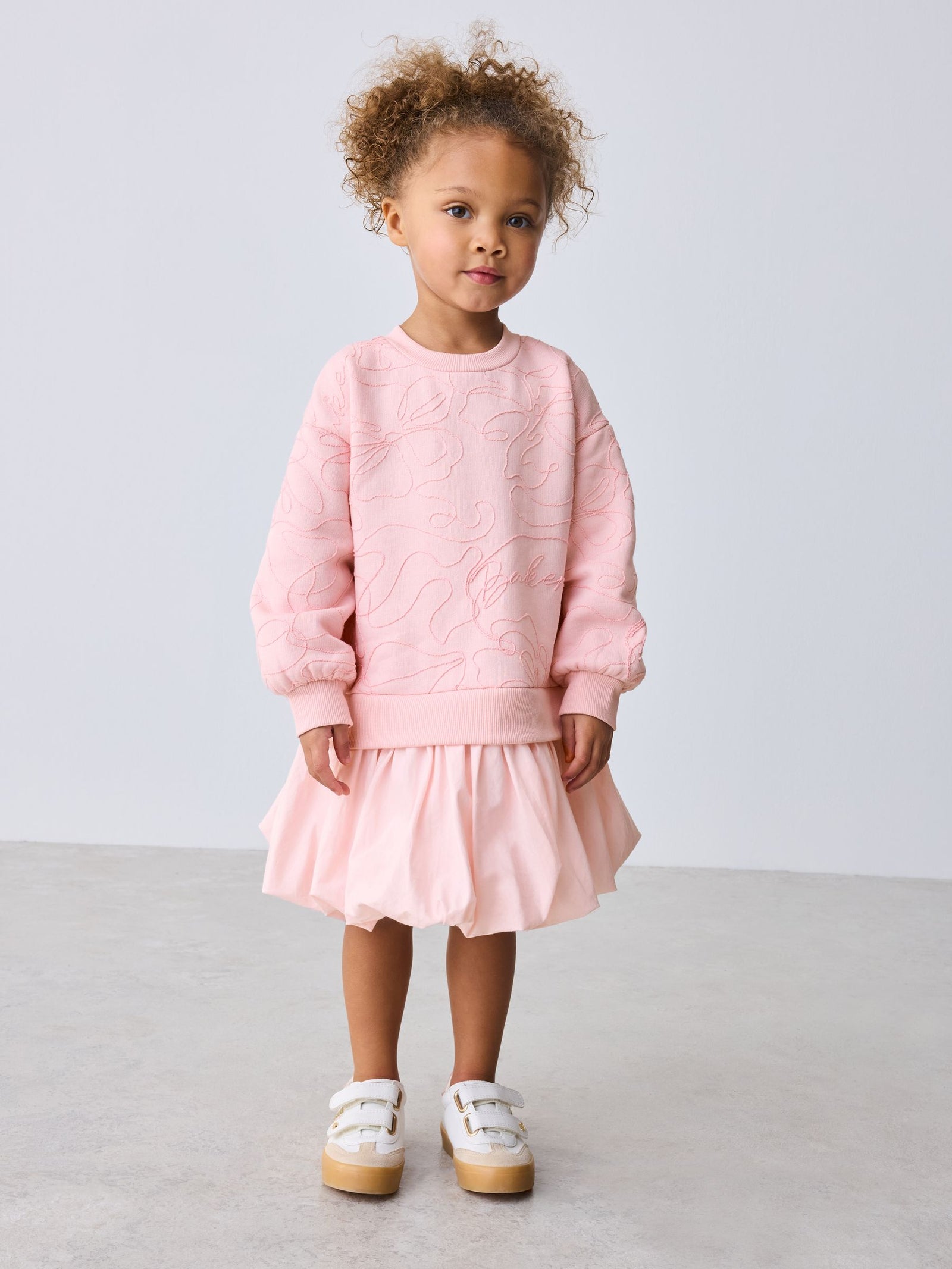 Baker by Ted Baker Corded Bubble Hem Mockable Dress