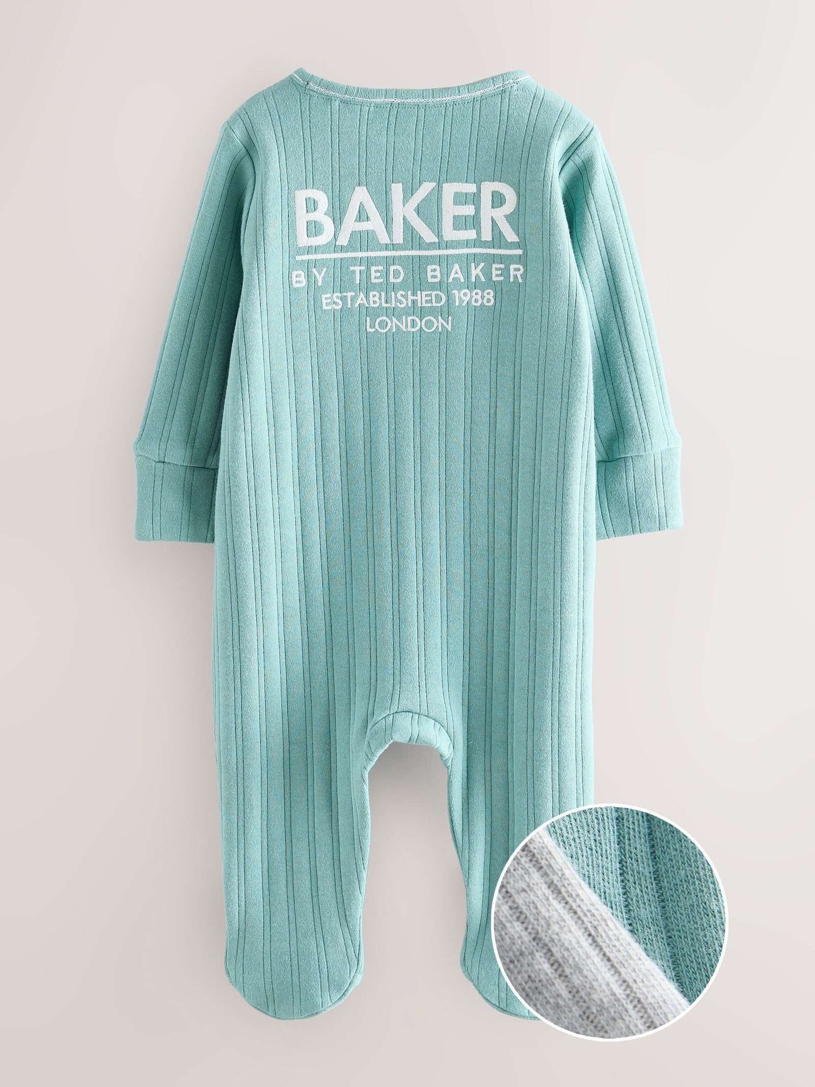 Baker by Ted Baker 2 Pack Textured Sleepsuits