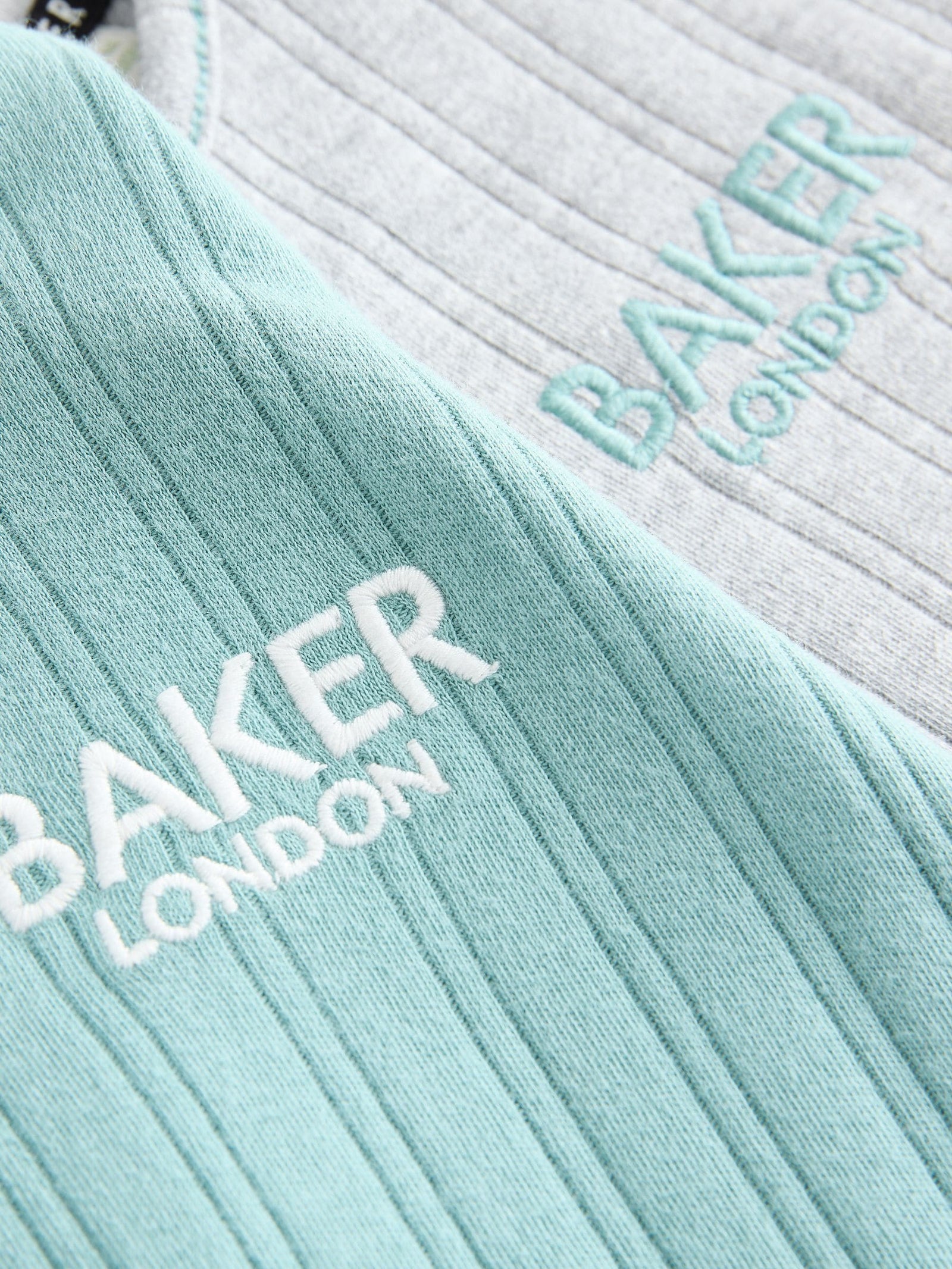 Baker by Ted Baker 2 Pack Textured Sleepsuits