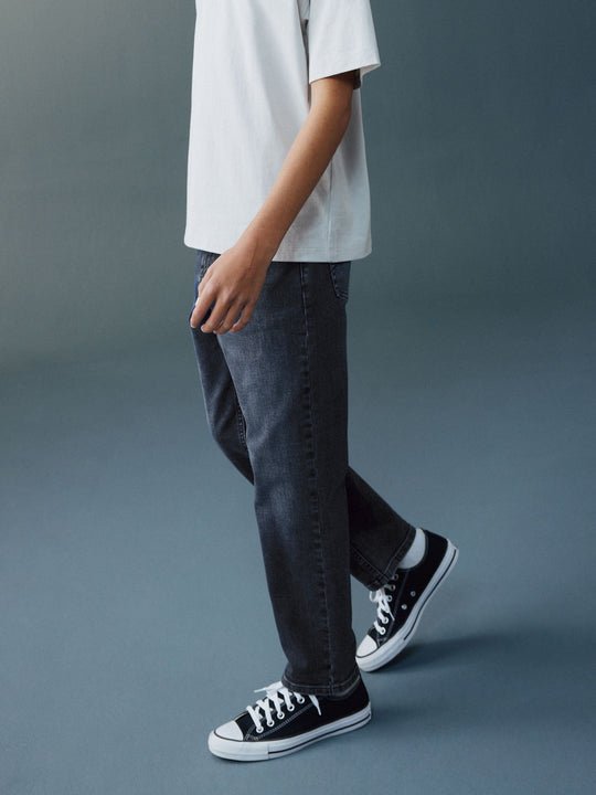 Blue Ink Loose Fit Stretch Jeans (3-17yrs)