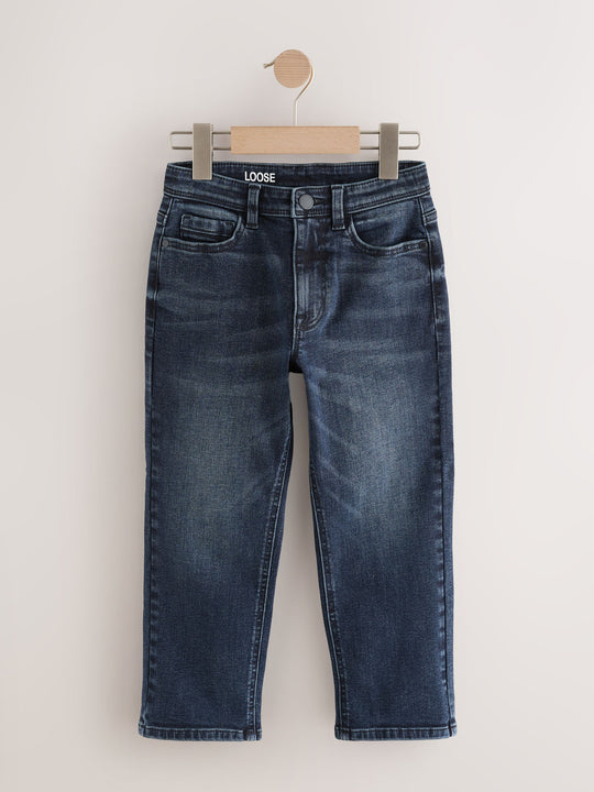 Blue Ink Loose Fit Stretch Jeans (3-17yrs)