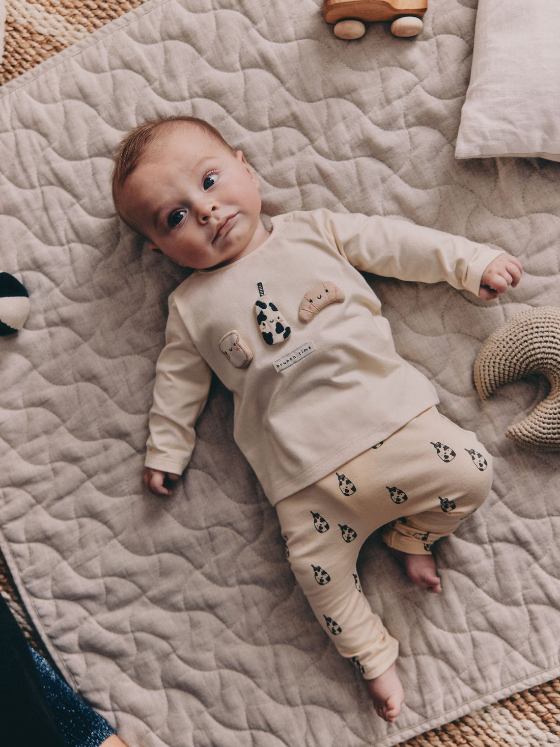 Neutral Milk Club Top and Legging Baby Set (0mths-2yrs)