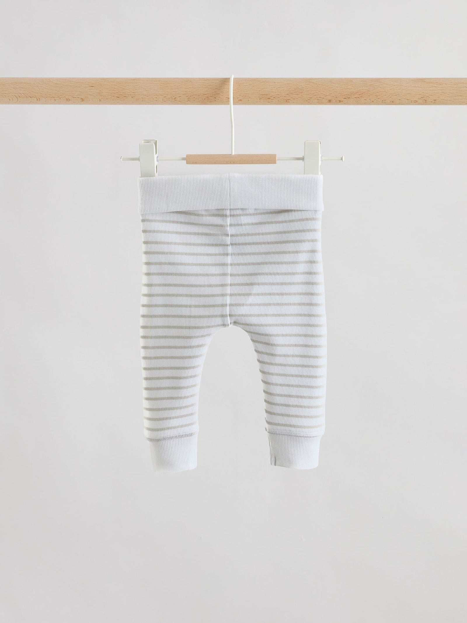 White Jersey Jacket Bodysuit and Leggings 3 Piece Baby Set (0mths-2yrs)
