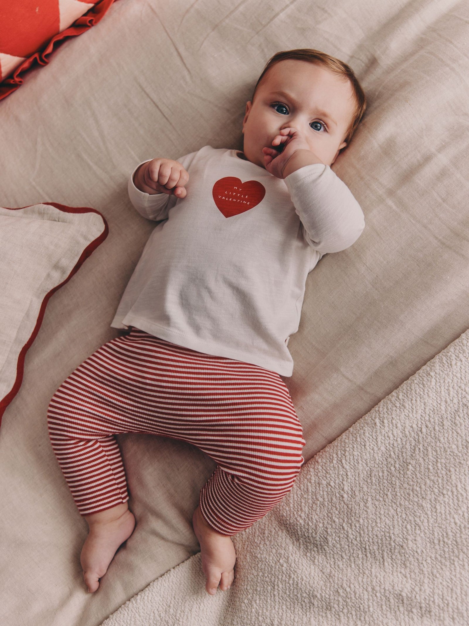 Red Little Valentine T-Shirt and Leggings Baby Set (0mths-2yrs)