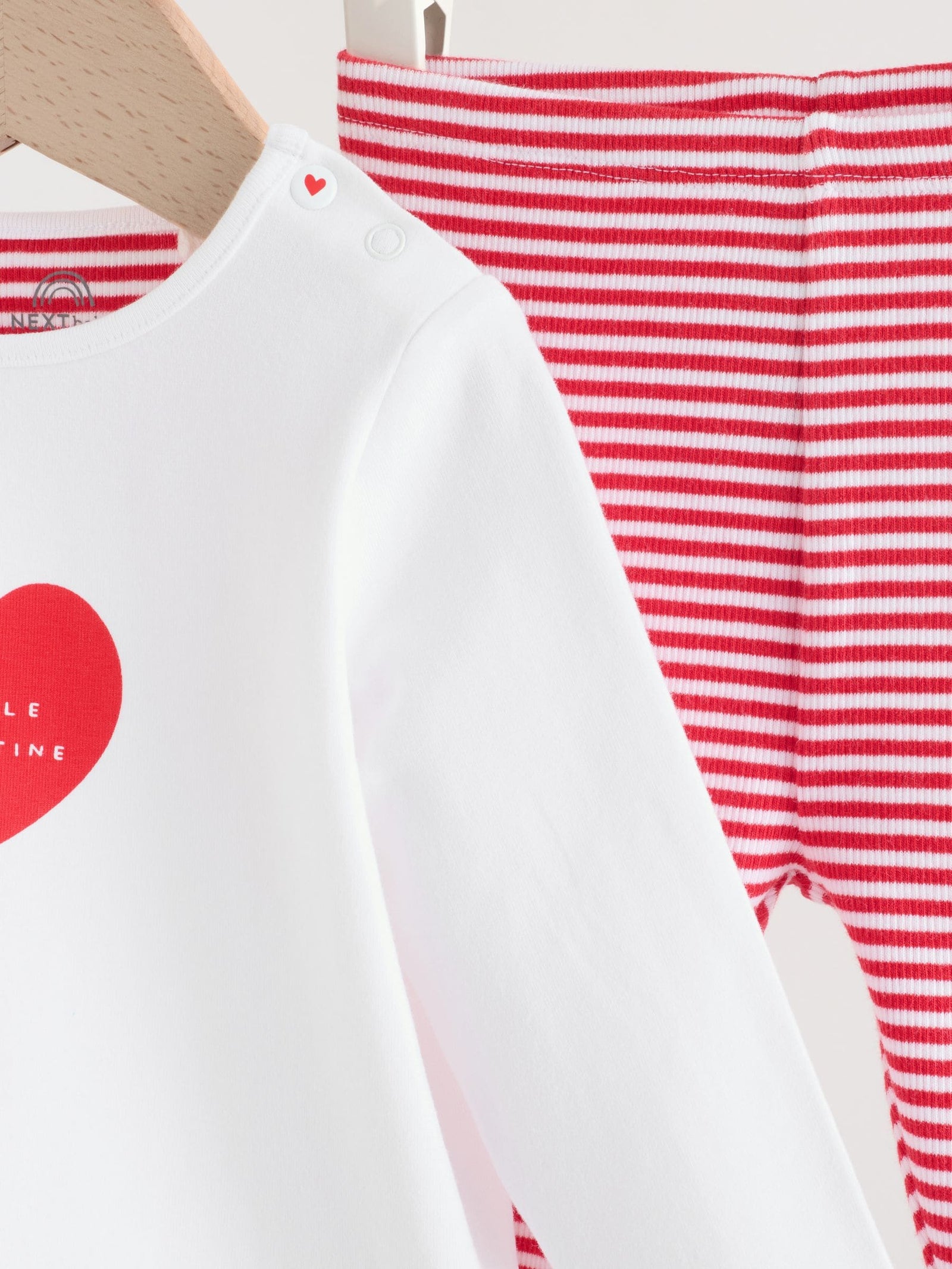 Red Little Valentine T-Shirt and Leggings Baby Set (0mths-2yrs)