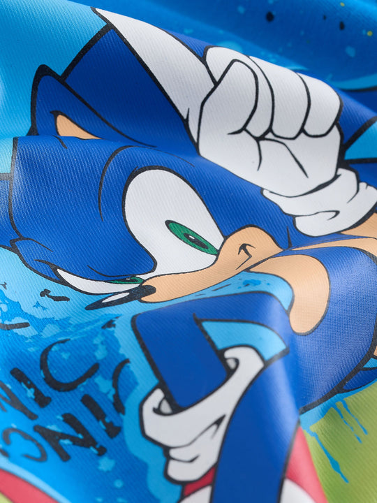 Blue Graffiti Sonic T-Shirt (3-16yrs)