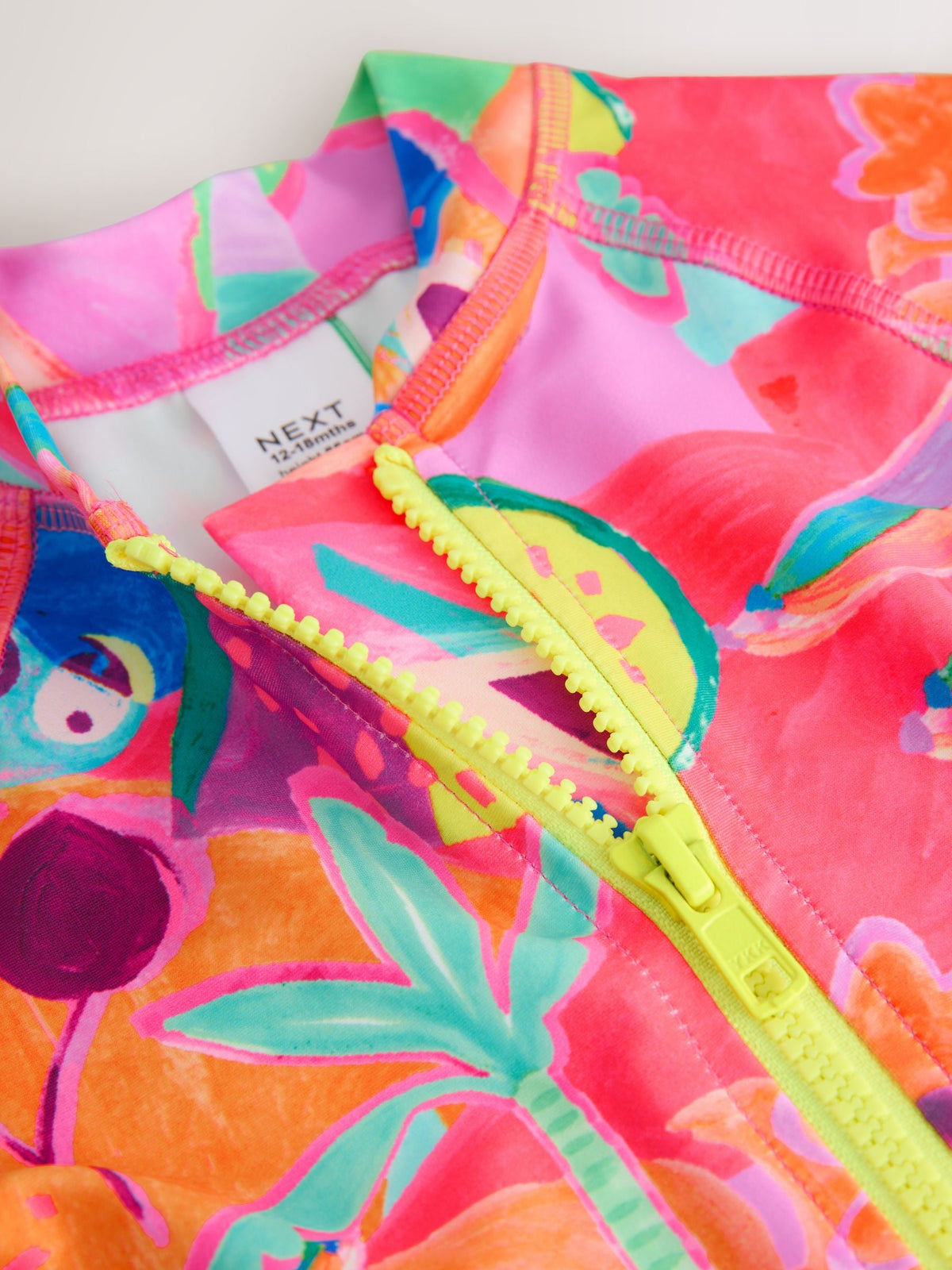 Orange Tropical Sunsafe Swimsuit (3mths-10yrs)