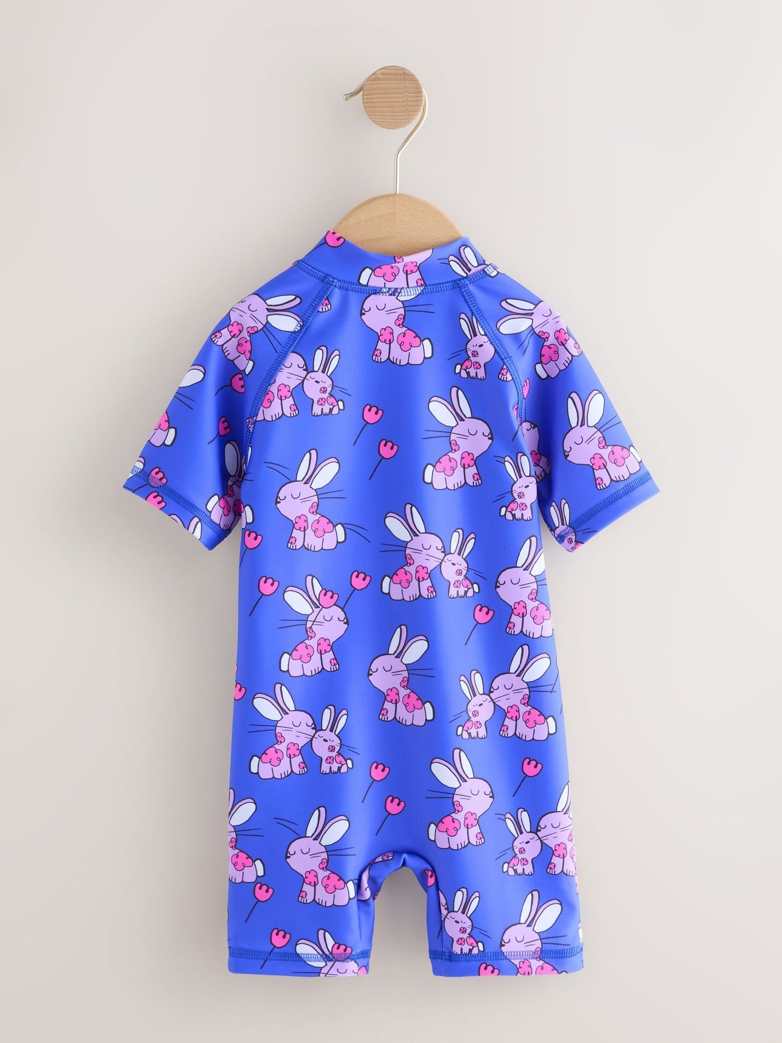Cobalt Blue Bunny Sunsafe Swimsuit (3mths-10yrs)