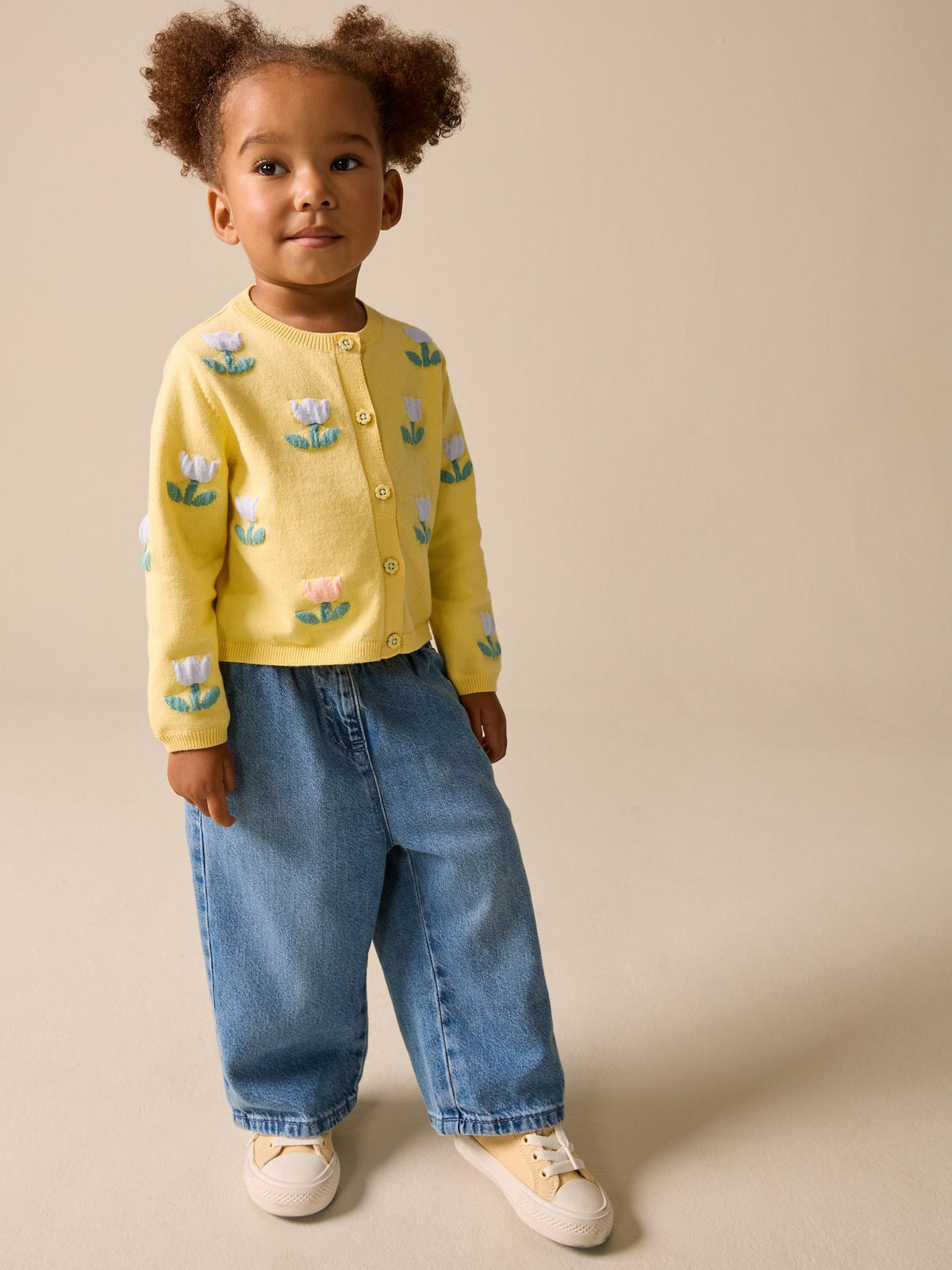 Yellow Tulip Cardigan (3mths-10yrs)