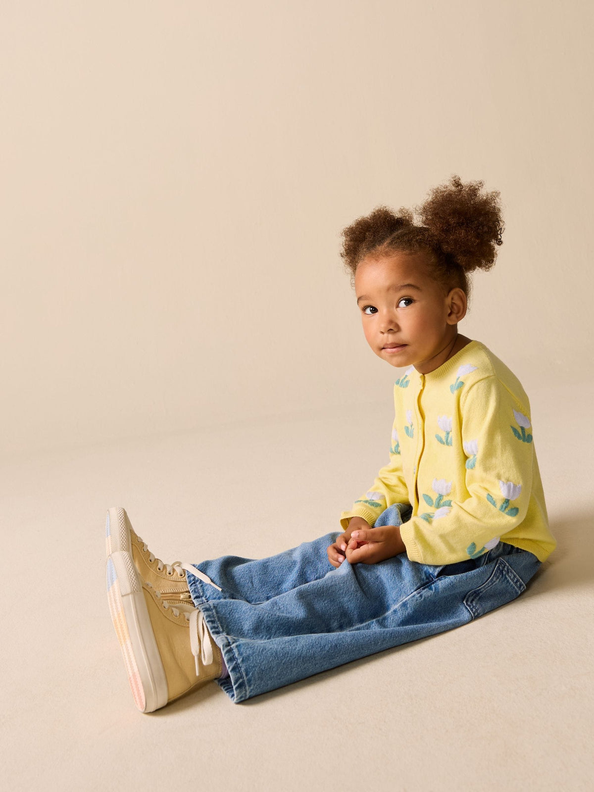 Yellow Tulip Cardigan (3mths-10yrs)