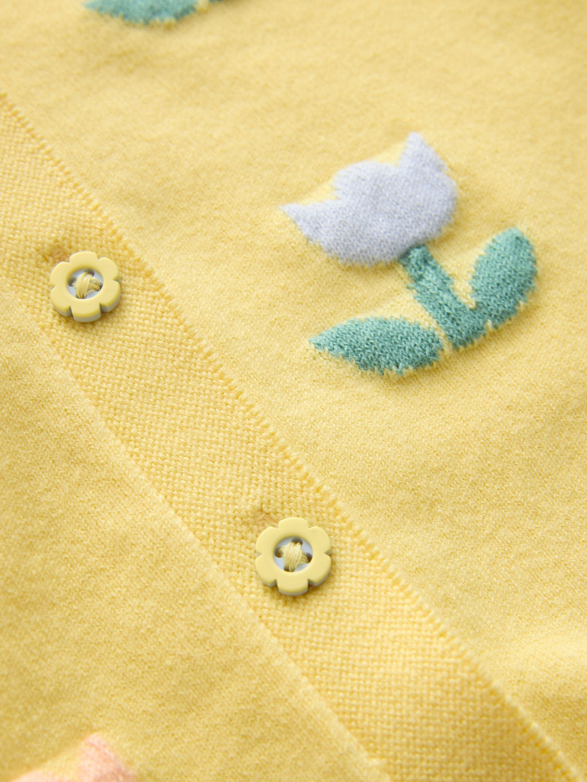 Yellow Tulip Cardigan (3mths-10yrs)