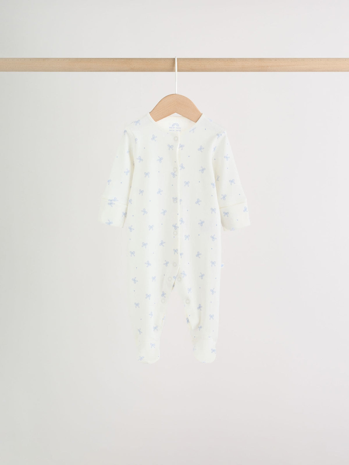 Blue Sleepsuits 3 Pack (0mths-2yrs)