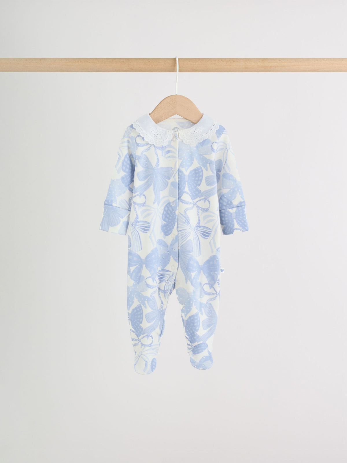 Blue Sleepsuits 3 Pack (0mths-2yrs)
