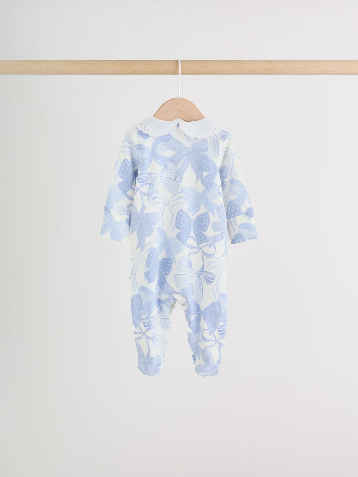 Blue Sleepsuits 3 Pack (0mths-2yrs)