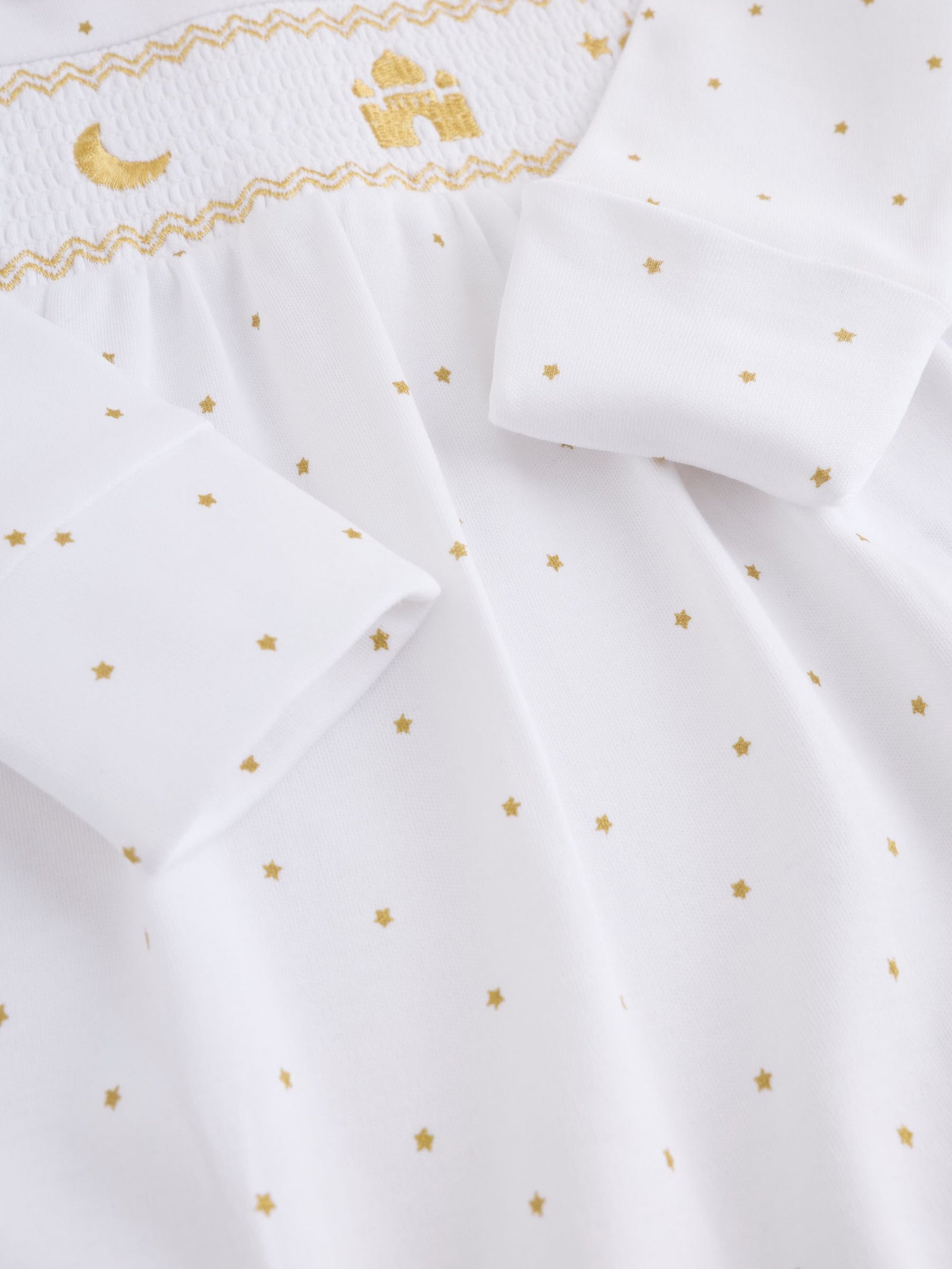 White Collar EID Baby Sleepsuit (0mths-2yrs)