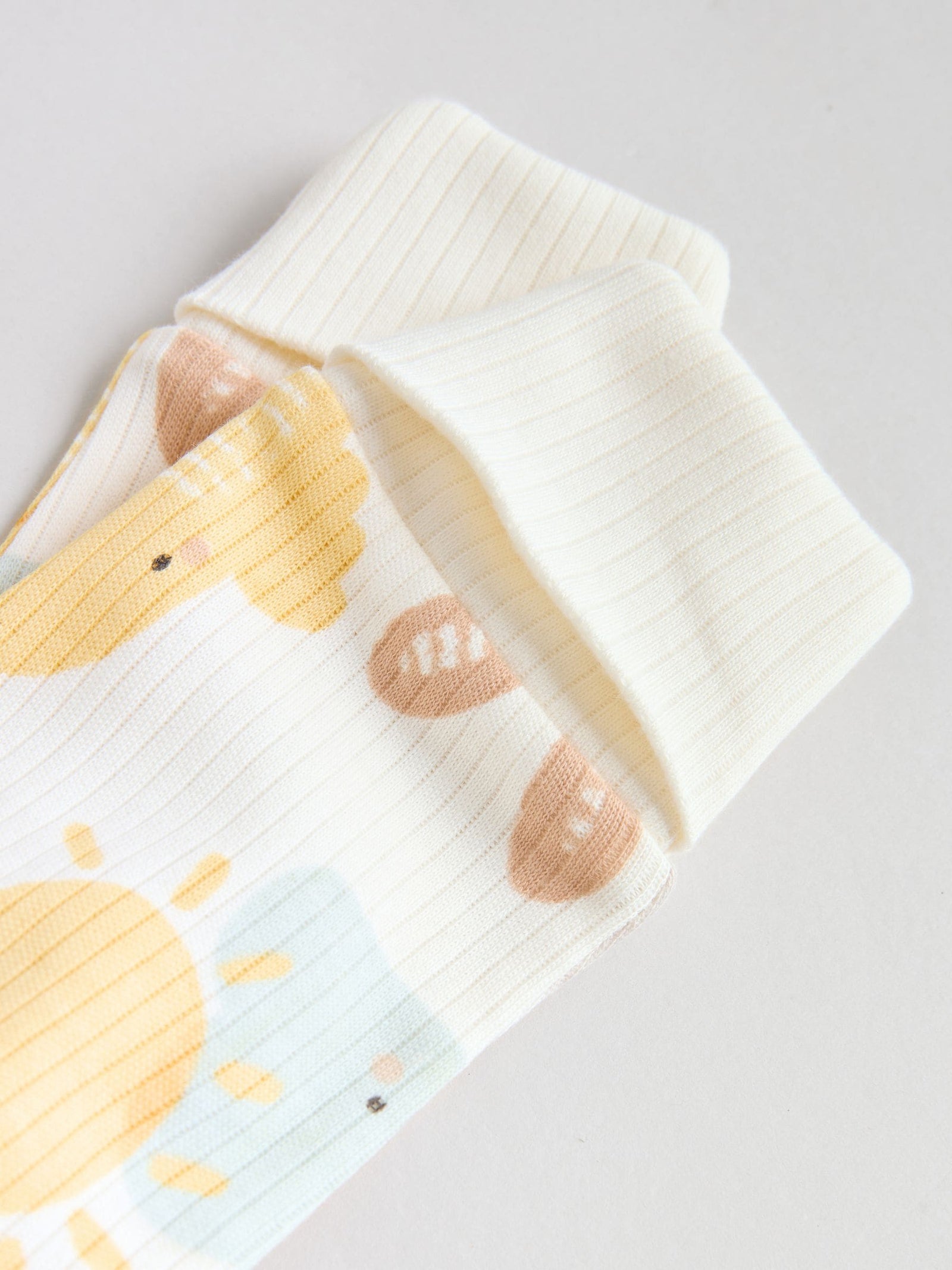 Yellow Spring Character Two Way Zip Baby Sleepsuits 3 Pack (0mths-3yrs)