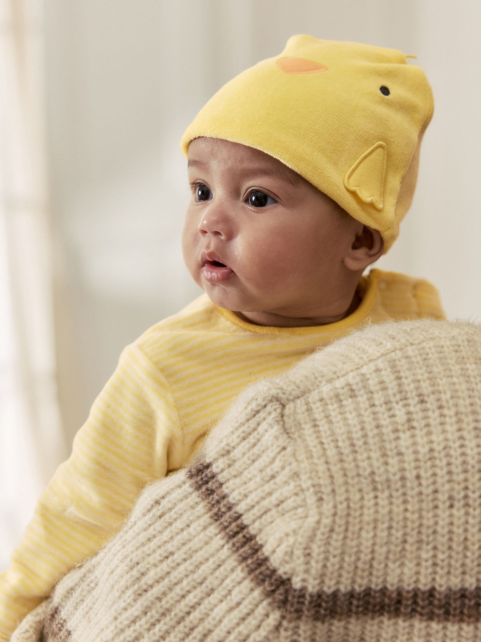 Yellow Easter Chick Baby Sleepsuit (0mths-2yrs)