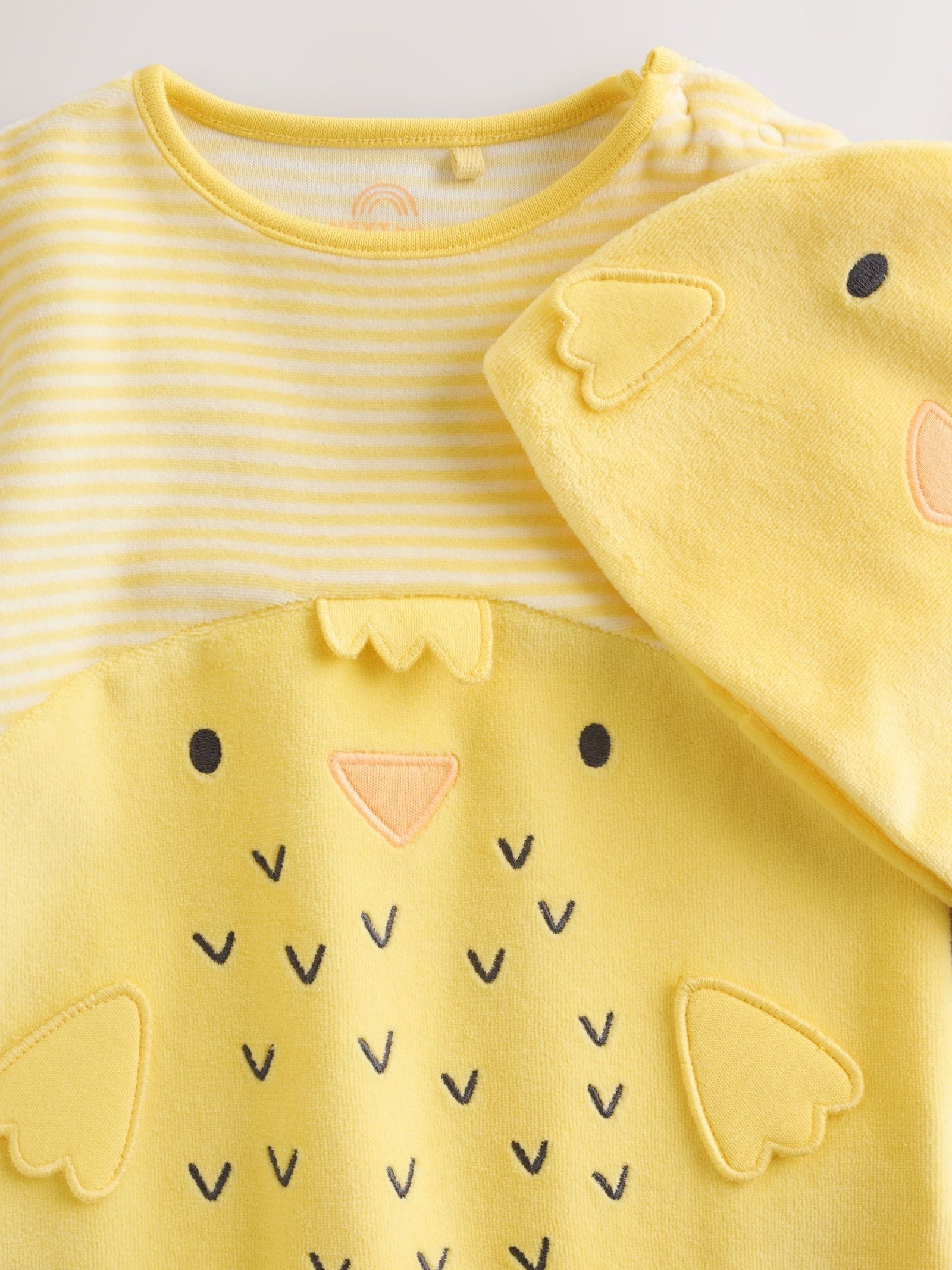 Yellow Easter Chick Baby Sleepsuit (0mths-2yrs)