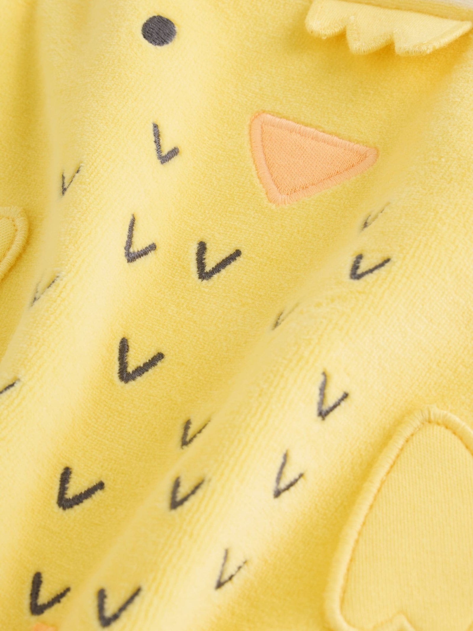 Yellow Easter Chick Baby Sleepsuit (0mths-2yrs)