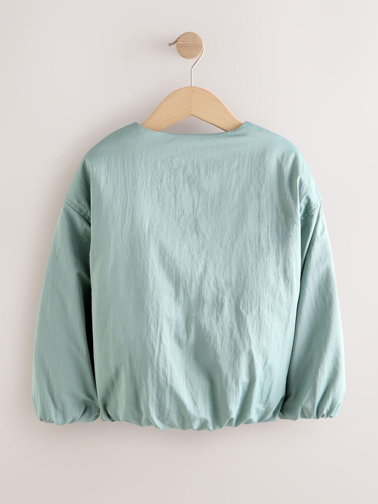 Mint Green Shower Resistant Bomber Jacket (6-14yrs)