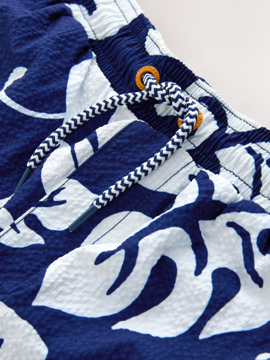 Navy Printed Swim Shorts (3-16yrs)