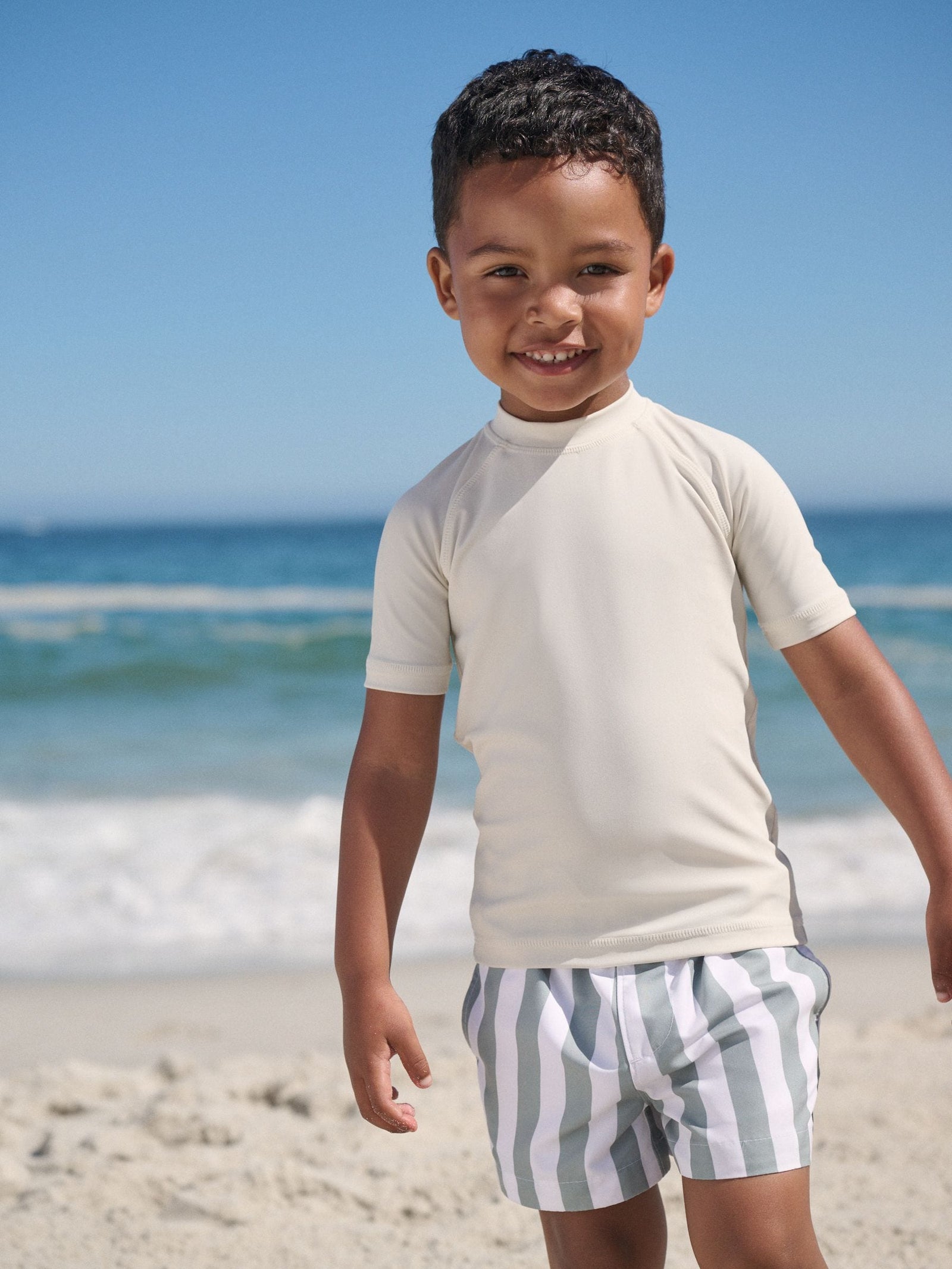 Ecru White Rash Vest (3mths-7yrs) (3mths-7yrs)