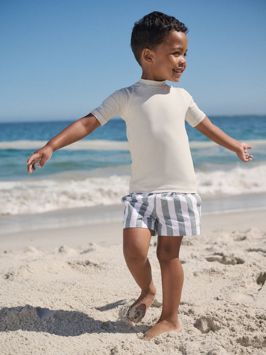 Ecru White Rash Vest (3mths-7yrs) (3mths-7yrs)