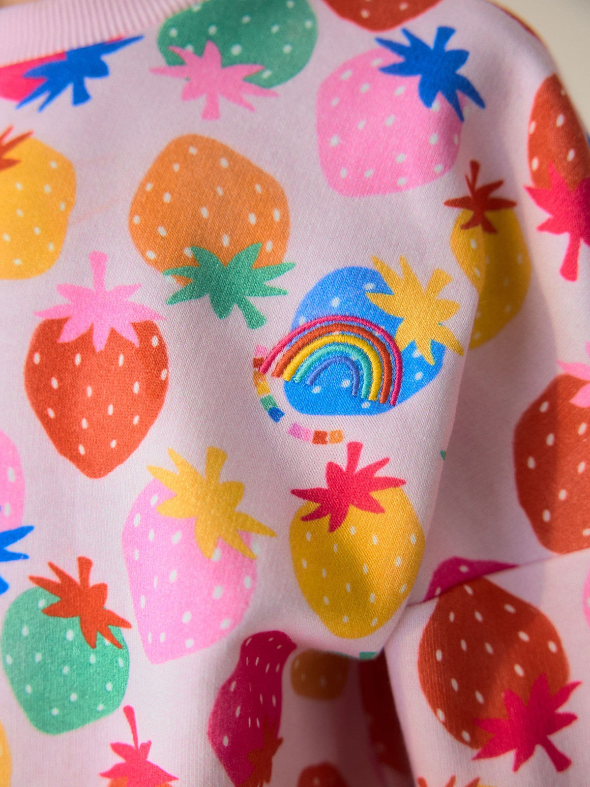 Rainbow Strawberry 2 Piece Sweater and Joggers Set