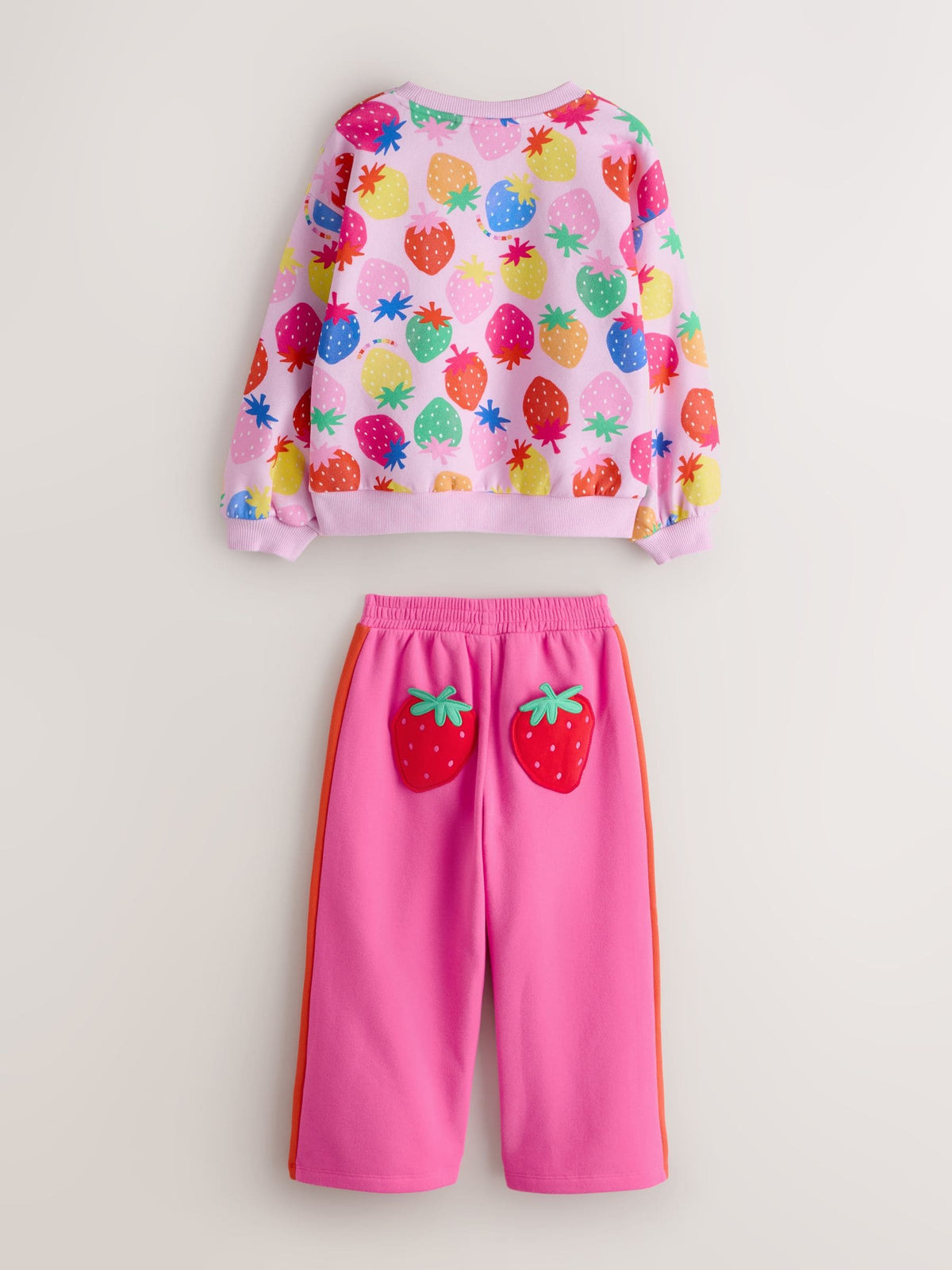 Rainbow Strawberry 2 Piece Sweater and Joggers Set