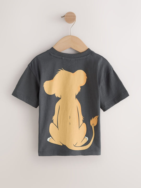 Charcoal Grey Lion King Short Sleeve T-Shirt (6mths-8yrs)