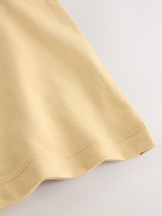 Soft Yellow Regular Fit Short Sleeve T-Shirt (3-16yrs)