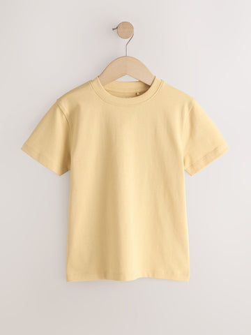 Soft Yellow Regular Fit Short Sleeve T-Shirt (3-16yrs)