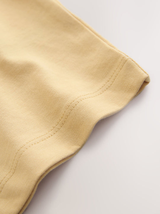 Soft Yellow Relaxed Fit Short Sleeve T-Shirt (3-16yrs)