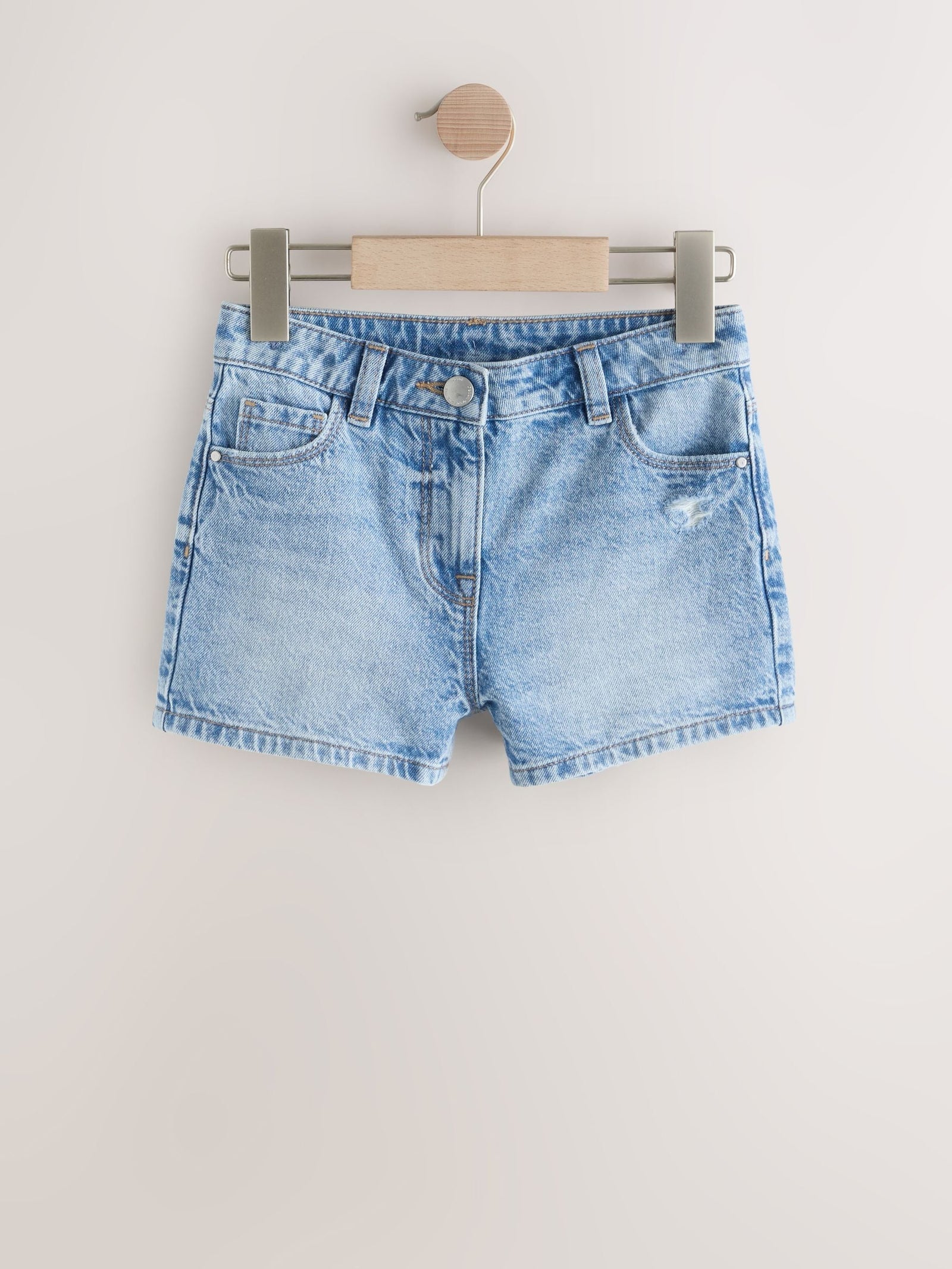 Mid Blue Denim Shorts (3-16yrs)