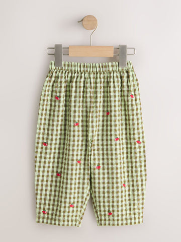 Green Pullon Trousers (3mths-7yrs)