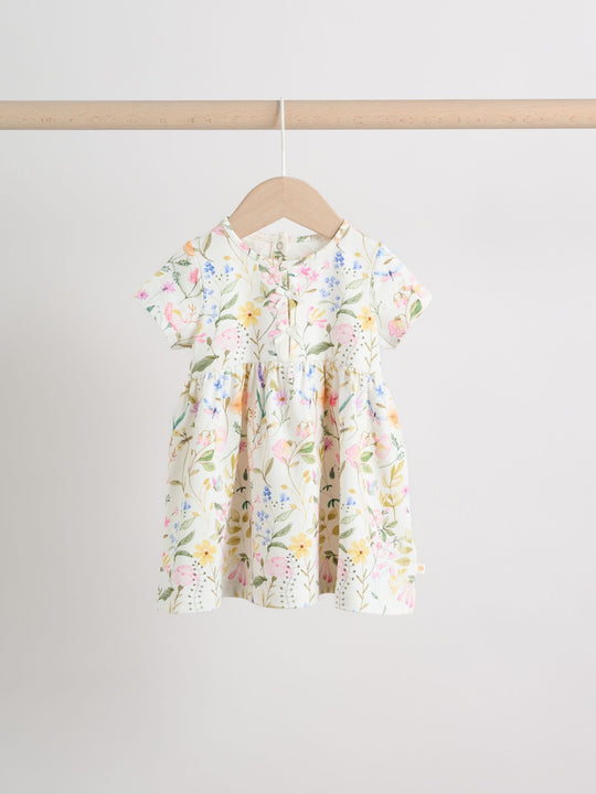 Pink Fairy Baby Short Sleeve Dresse 2 Pack (0mths-3yrs)