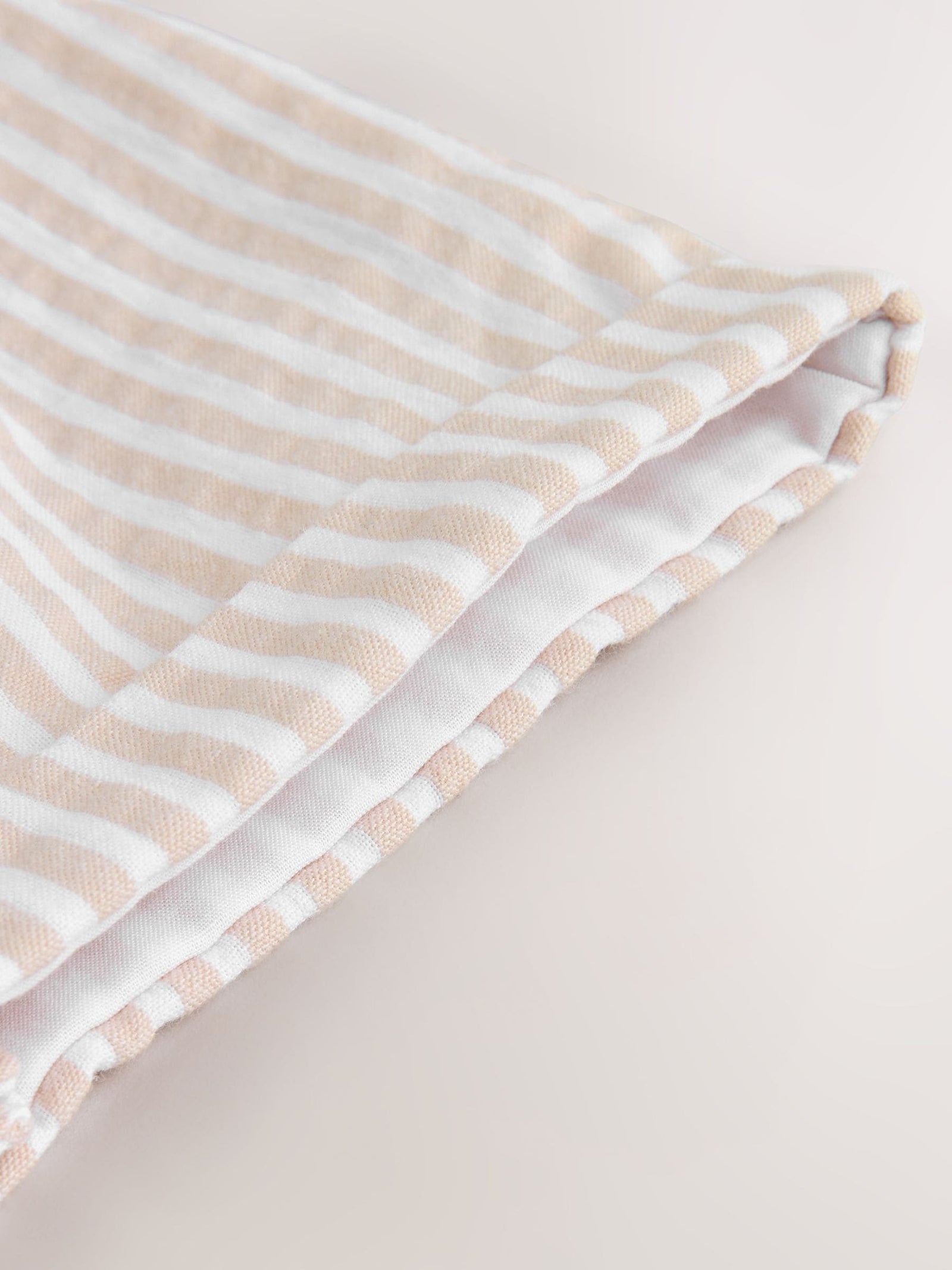 Neutral Stripe Woven Dungaree and Bodysuit Baby Set (0mths-2yrs)